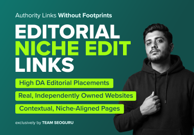 3 Niche Edit Links or Link Insertion on Real Sites,  DA 30-60 Domains