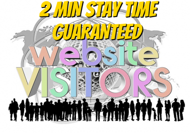 7500 Verified 2min+ stay time guaranteed organic website Traffic