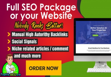 BOOST your WEBSITE to the HEAVEN of SEO - Complete SEO Package
