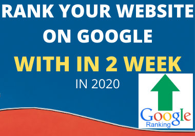 Rank your site TOP in Google in 2 Weeks