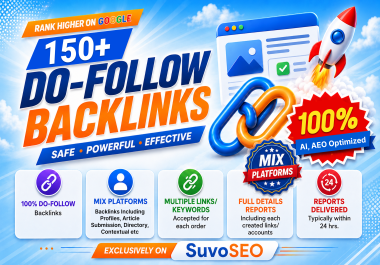 Supercharge Google Rankings with 150+ AI & AEO Optimized DoFollow Backlinks from Unique Domains