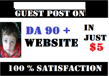 I will publish guestpost on high da 90+ website with link to your website