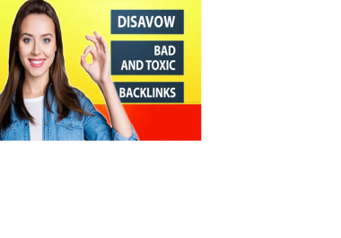 do bad backlinks SEO report and disavow toxic links.