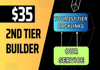 2nd Tier Builder - Boost your 1st tier Backlinks
