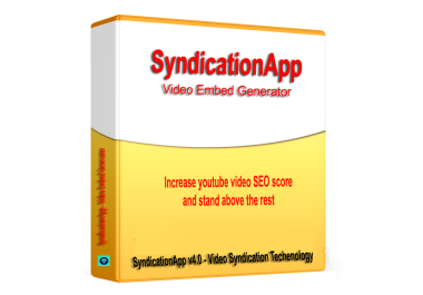 SyndicationApp - Easy to use video ranker and backlinks Builder software