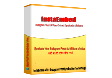 InstaEmbed - Insta photo and Video Embed Syndication Software