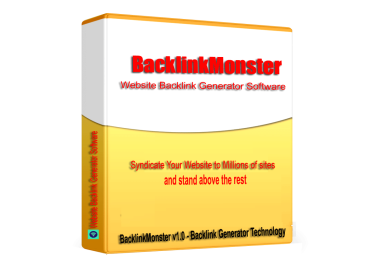 BacklinkMonster - Website SEO Backlink Generator Software