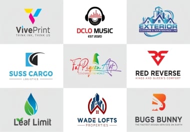 3 PROFESSIONAL logos with FREE jpg,  Psd,  Ai,  and unlimited revisions