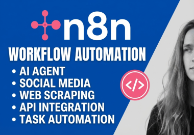 I Will Create Custom AI Agent,  Chatbot & n8n Workflow Automation