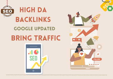 Off-Page SEO service with high da backlinks get google page 1 bring traffic