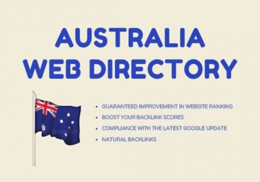 I will do 50 australian web directory
