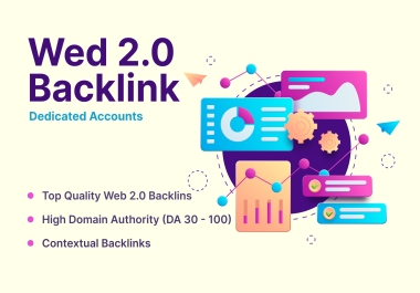 I will provide 50 web 2.0 dofollow backlinks from high authority website
