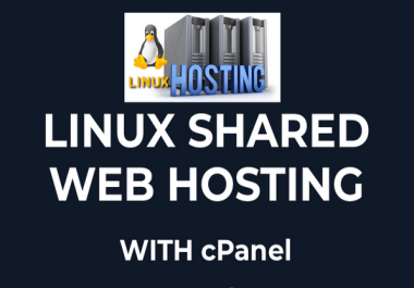 Linux Shared Web Hosting with cPanel for ONE YEAR UNLIMITED BANDWITH,  EMAIL ID