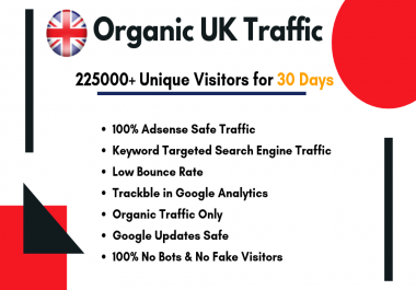 Drive keyword targeted organic UK traffic