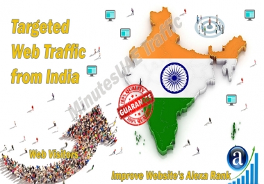 Indian web visitors real targeted Organic web traffic from India