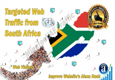 South African web visitors real targeted Organic web traffic from South Africa