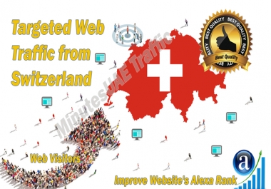 Swiss web visitors real targeted Organic web traffic from Switzerland