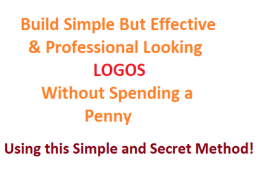 Give You Secret Method to Design Logos without Paying a Penny