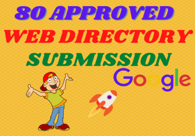 I will provide live 80 approved backlink directory submission