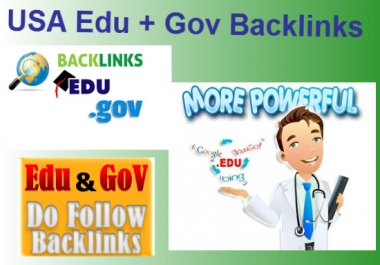 I will create 20 USA based EDU and Gov links for your website