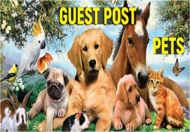 Publish a Guest Post on Pets Blog