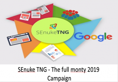 SEO PAckage-SEnuke TNG - The full monty 2019