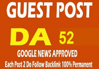 Guest Posting Do follow backlink DA60