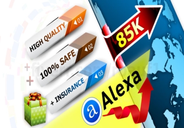 improve global alexa ranking under 50k and good seo backlink