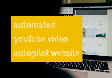 I will setup automated youtube video website to make passive income