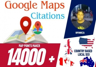 I will create 6500 google maps citations and gmb ranking for local seo
