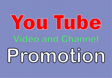 I will do safe promotion for your Video