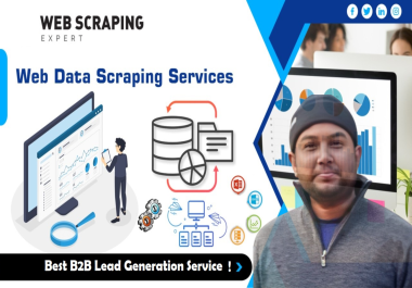 I will I will scrape 450 targeted B2B leads from any location and any industry