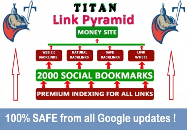 Rank on Google SAFE by Titan Pyramid Links,  SEO, Dofollow,  High PR