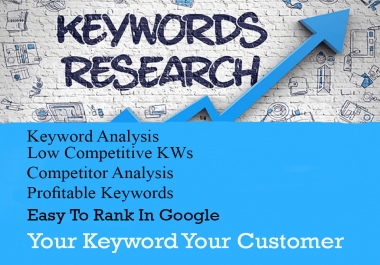 PROFESSIONAL KEYWORD RESEARCH SERVICES