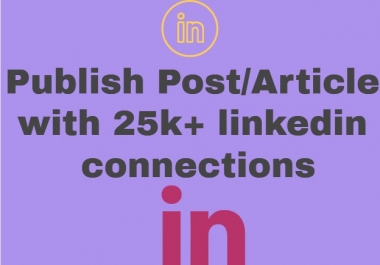 I shall publish your post on my linked in profile Connections 24K in profile wall
