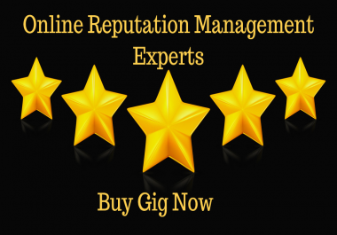 I will do Online Reputation Management for Name or Business