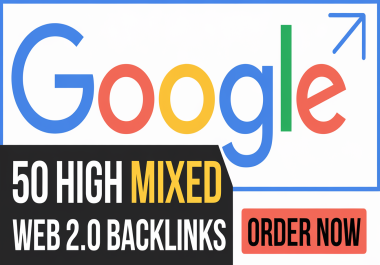 50 Mixed High PA 28+ Web 2.0 Backlinks for Ultimate RANK BLITZ