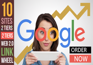 10 Site Two Tier New Web 2.0 Link Wheel Backlinks