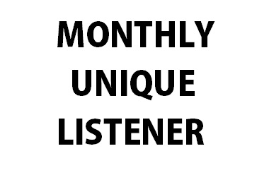 Monthly Unique Listener To Your Audio Music