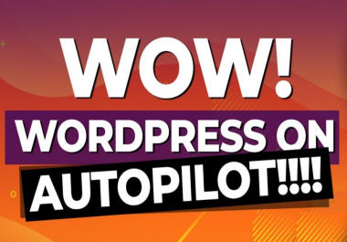 Your adult wordpress on autopilot - i will schedule image posts for 2 months