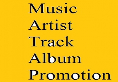 Get Music Promotion on your song track