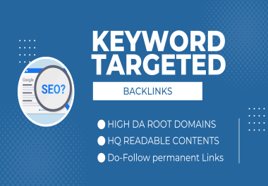 Quality web 2.0 keyword targeted backlinks
