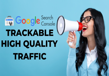 Google search console trackable keyword targeted traffic