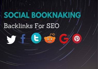 I will create 30 manually Scoial-Bookmarks Links