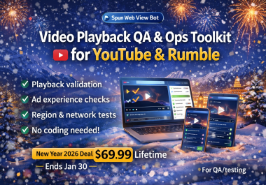 Spun Web View Bot Automated Tube & Rumble Growth