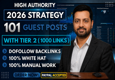 101 Powerful Do-follow Guest With Tier 2 1000 Comments backlinks