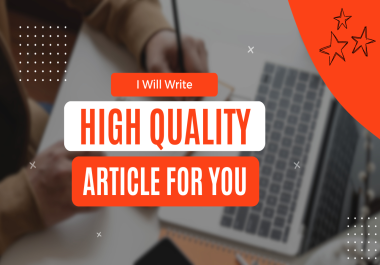 I Will Write 2000 Words High Quality CopyScape Free Article