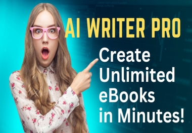 AI-Powered eBook Creator-Create Unlimited eBooks with 3 Clicks 1 Month