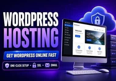 I will provide monthly WordPress hosting with SSL email and updates