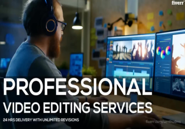 I Will Do Professional & Creative Video Editing Projects Starting